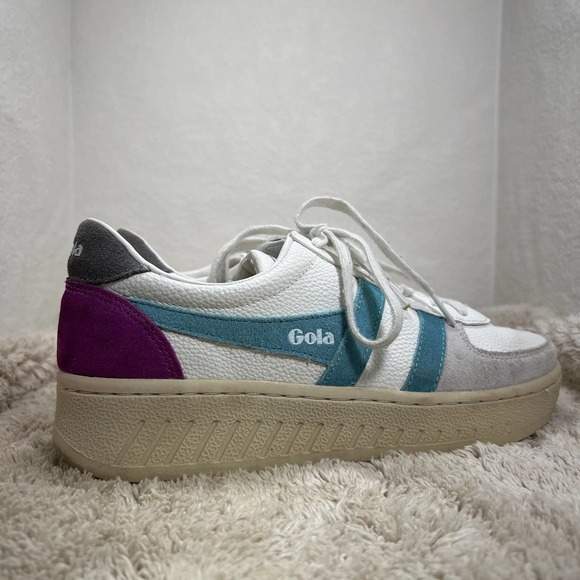 Gola Grandslam Trident purple/ teal/gray US7/ UK5/ EU 38 - Picture 4 of 11